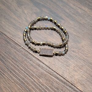 Elegant Lavender Semi-precious Stone Bracelets